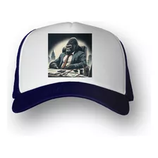 Gorra Gorila Jefe Sentado Oficina Saco Corbata