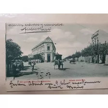 Antigua Postal De 1907 De Montevideo-con Sello Postal-1001