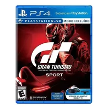 Jogo De Corrida Incrível: Gran Turismo Sport - Ps4