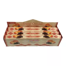 Incienso Aroma Naranja Chocolate Caja 6 Tubos Hexagonales