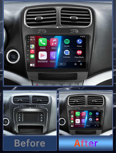 Radio Andorid Carplay Inalmbrico 4+64 Dodge Journey 2010-22 Foto 4