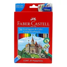 36 Colores Profesionales Lápices Hexagonal Faber Castell