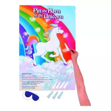 Fun Express Pin The Horn In The Unicorn Party Game