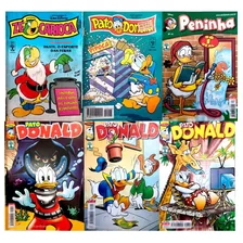 Kit 6 Revistinhas Gibis Quadrinhos Pato Donald E Zé Carioca