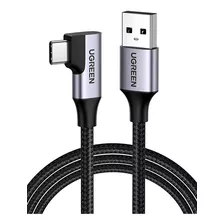 Ugreen Cable Usb-c A Usb 3.0 A Trenzado 1m Color Negro