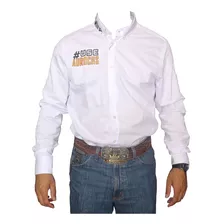 Camisa Masculina Bordada Branca - Aurochs