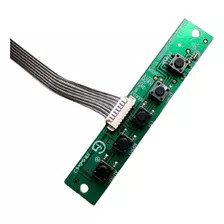 Placa Botões Monitor Hq Screen 21.5 Hq-led Dzm-15a-5key2020