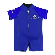 Divecica Ropa De Neopreno Para Bebe 0079 En Color Azul Bril