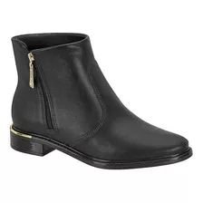 Bota Feminina Over Vizzano Salto Quadrado Cano Baixo 3077106