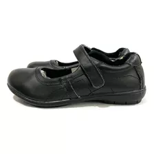 Zapato De Cuero Escolar Marca Weekend N*36 Negro Usado