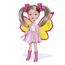 Boneca Fada De Brinquedo Baby Fadinha Cores Sortidas Menina