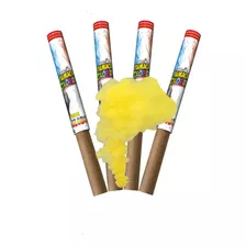 Fumaça Colorida Amarelo (4 Unidades) Bastão 20mm Marca Globo