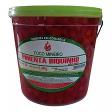 Balde Pimenta Biquinho Em Conserva Gourmet 2kg Fogo Mineiro