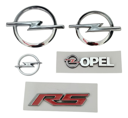 Emblemas Opel Rs Kit 5 Unidades  Foto 3