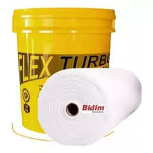 Borracha Liquida Flex Turbo 18kg + Manta Bidim Vp50 1x30mts 