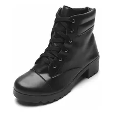 Bota Coturno Btz Shoes Preto Napa 