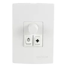 Controle Para Ventilador E Lâmpada Bivolt Qv371 Qualitronix Cor Branco