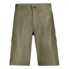 Bermuda Masculina Wrangler Cargo Caqui Escuro - Ref Wm6511ma