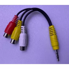 Cable Audio Stereo Video 3.5 Mm Miniplug Tv Sanyo Lce43sf150