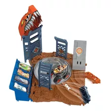 Pista Hot Wheels Arena De Demolición Tiger Shark