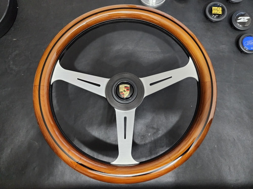 Volante Nardi - Porsche Concavo 14 Pulgadas Tipo Madera  Foto 2