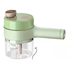 Multiprocessador Mini Processador Recarregável Com Usb Verde