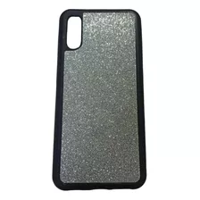 Funda Silicona Flexible Brillo Purpurina Para Samsung A02