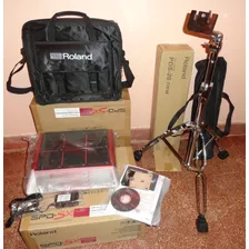 Kit Roland Spd Sx Edicion Especial Red 16gb Soporte+estuche