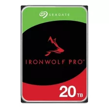 Hd Seagte Ironwolf Pro 20tb Sata St20000ne000 3,5pol