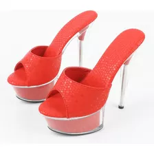 Zapatillas Rojas Pole Dance Nuevecitas