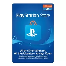 Psn Playstation Ps4 Store 20 Usd Codigo Digital Para Juegos 