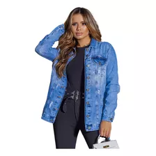 Jaqueta Feminina Jeans Max Revanche 51606