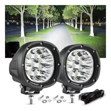 Luces Led Para Vehiculos 4'', 90w, 9000 Lm, Blanco