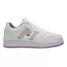 Tenis Casuales Super Shoes 010-(386) Blanco Dama 