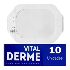 Curativo Filme Transparente 6cm X 7cm Vital Derme - 10 Un