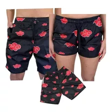 Shorts De Praia Kit Short Tal Pai Filho 3 Pçs Familia Casal 