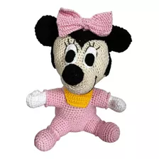 Mickey Mouse Minnie Baby Em Crochê Amigurumi Pelúcia Disney