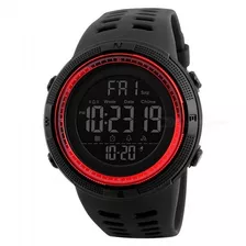 Reloj Digital Deportivo Sumergible Skmei 1251 Color Rojo