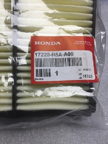 Filtro De Aire Original Honda Cr-v  2.4  2012/2017 Foto 2