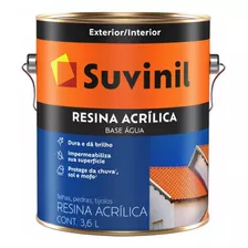 Resina Acrilica Base D'água Incolor 3,6l Suvinil