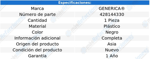 Manija Tapa Caja Mitsubishi Pu L200 2008 - 2015 Negra Xry Foto 2