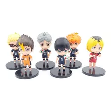 Set De 6 Figuras Haikyuu Anime De Colección