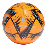 Pelota De FÃºtbol adidas Al Rihla Club NÂº 5 Color Solar Orange Y Black Y Pantone