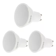 Foco Led Gu10 7w (60w) 3000k Luz Calida Igoto 3 Piezas