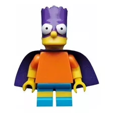 Boneco Bart - Fantasia Bartman - Bloco De Montar Simpsons