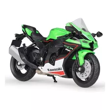 Motocicleta Escala Welly 1:18 Kawasaki 2021 Ninja Zx-10r