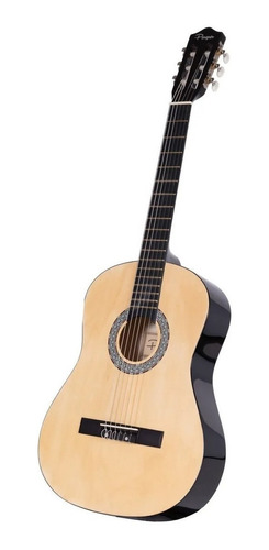 Guitarra Criolla Clásica Parquer Custom Gc109 Para Diestros Marrón Clara Laca