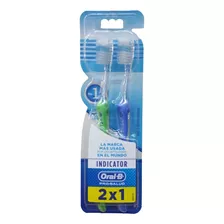 Cepillo Dental Oral B Indicator Pack X 2