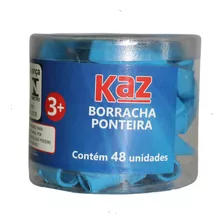 Borracha Ponteira Lápis Cx 40 Unid Ponta Emborrachada Cor Azul