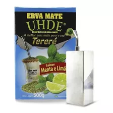 Erva Mate Tereré Uhde Menta E Limão 500g Original